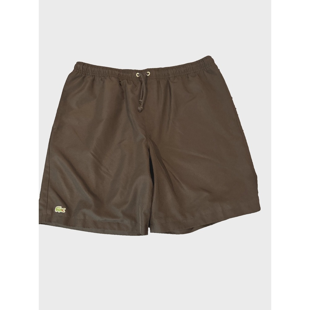 Lacoste Sport Mens Diamond Taffeta Tennis Shorts Black Size L FR 5 GH353T (34x8)